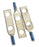 LOT OF 3 BURNDY YA6C-2N CRIMP LUG CONNECTORS 6 STR CU BLUE YA6C2N