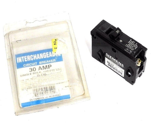 NEW SIEMENS A-130 INTERCHANGEABLE SINGLE POLE CIRCUIT BREAKER 120/240 VAC