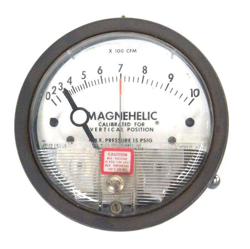 DWYER 12-167009-00 MAGNEHELIC PRESSURE GAUGE 15 PSIG MAX, 0-10, 1216700900