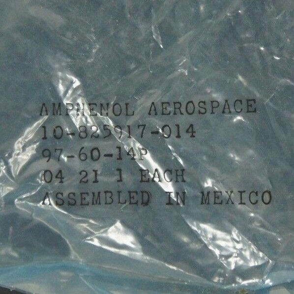 LOT OF 4 NIB AMPHENOL 97-60-14P PLUG PROTECTION CAPS 10-825917-014