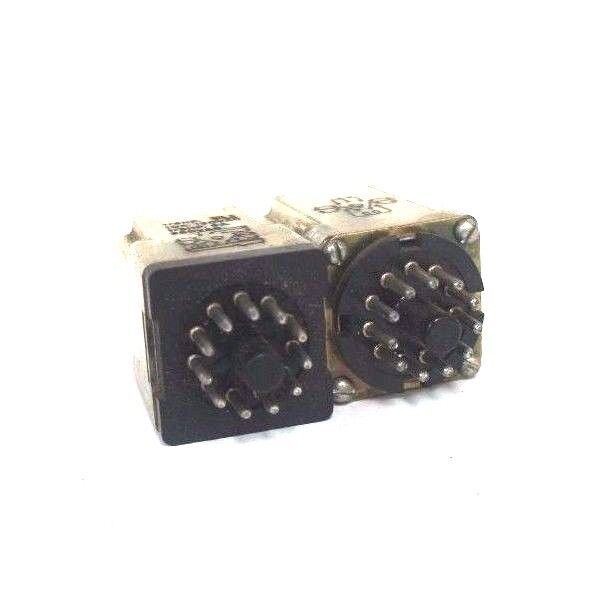LOT OF 2 POTTER & BRUMFIELD RELAYS KRP14AG , KRPA14AN 120V, 50-60HZ