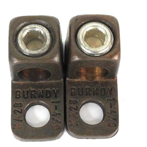 LOT OF 2 NEW BURNDY KA28 1-4/0 COPPER ALLOY TERMINALS