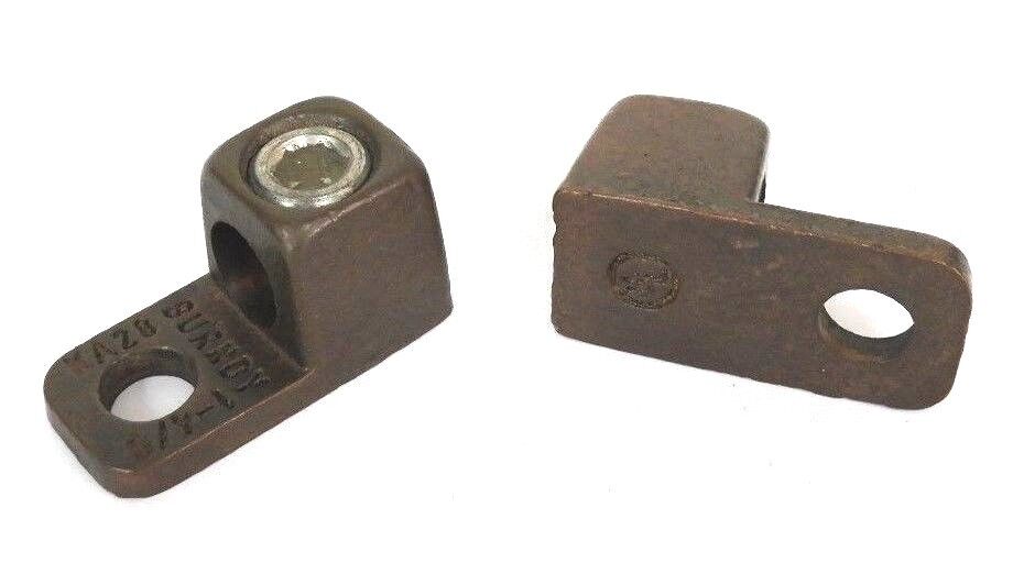 LOT OF 2 NEW BURNDY KA28 1-4/0 COPPER ALLOY TERMINALS