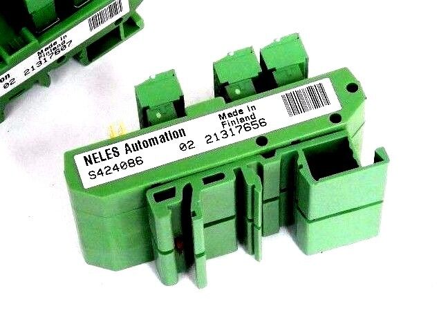 LOT OF 2 NEW NELES AUTOMATION S424086 RELAY MODULES