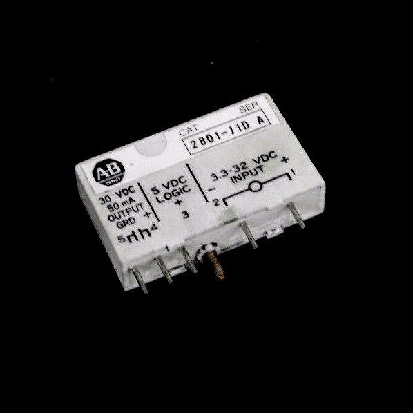 ALLEN BRADLEY 2801-J1D OUTPUT MODULE 3-60VDC 5V LOGIC 3A, 2801J1D