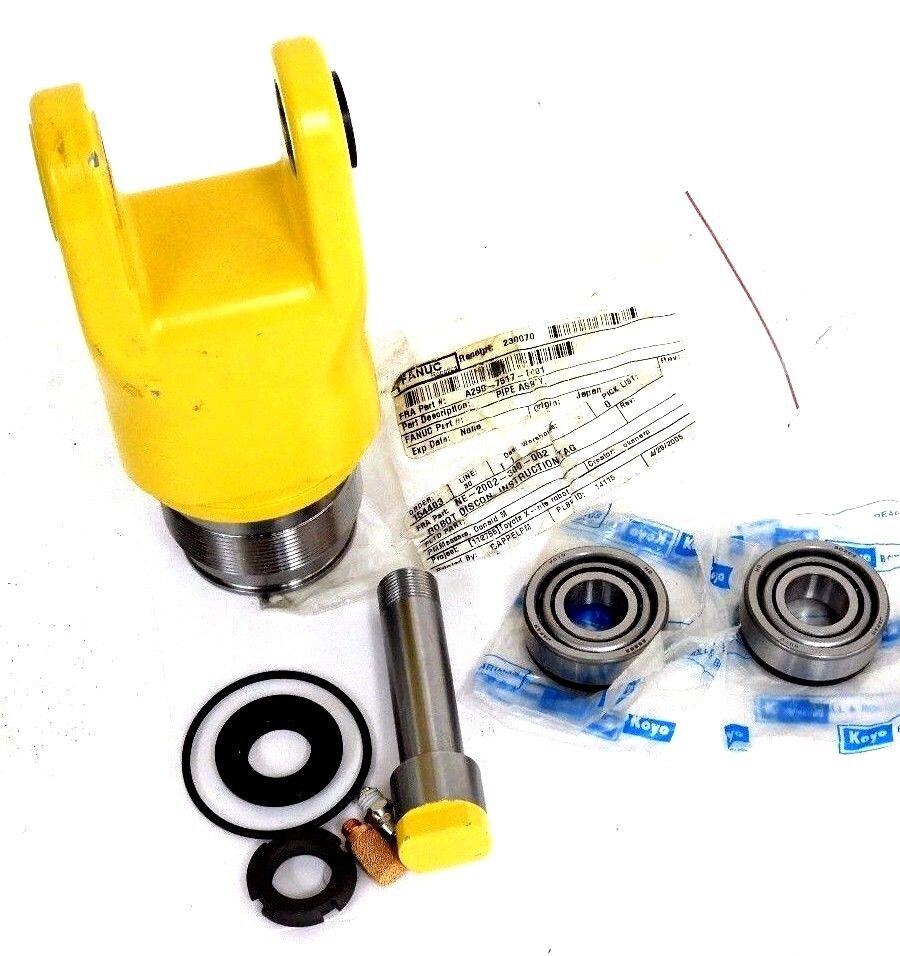 NEW FANUC ROBOTICS A290-7517-T401 PIPE ASSEMBLY A2907517T401, W/ 2 KOYO 30202R