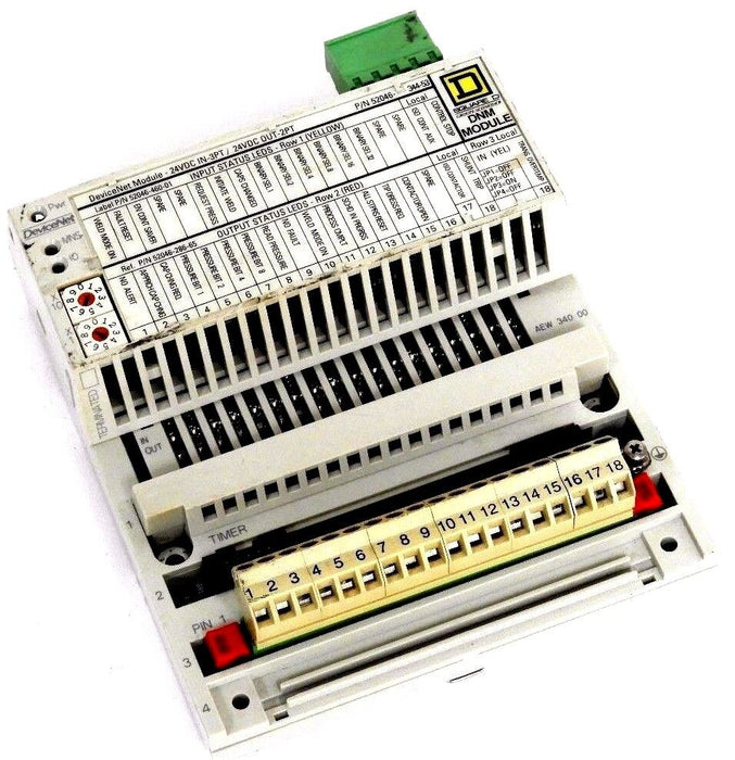 SCHNEIDER ELECTRIC 170LNT71000 COMMUNICATION ADAPTER W/ 170AEW34000 I/O BASE