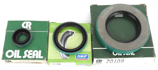 LOT OF 3 NIB CHICAGO RAWHIDE & SKF OIL SEALS (1) 20109 (1) 15508 (1) 5652