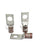 LOT OF 3 NEW THOMAS & BETTS 54142 BROWN TERMINAL LUG CONNECTORS 3/8" BOLT