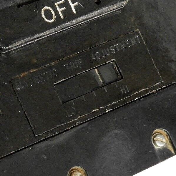 REPAIRED SQUARE D 400AMP CIRCUIT BREAKER WITH MAGNETIC TRIP MISSING PART NUMBER