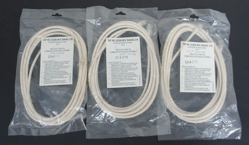 LOT OF 3 NEW GENERIC GC85E-W10 CATEGORY 5E PATCH CORD 10FT GC85EW10