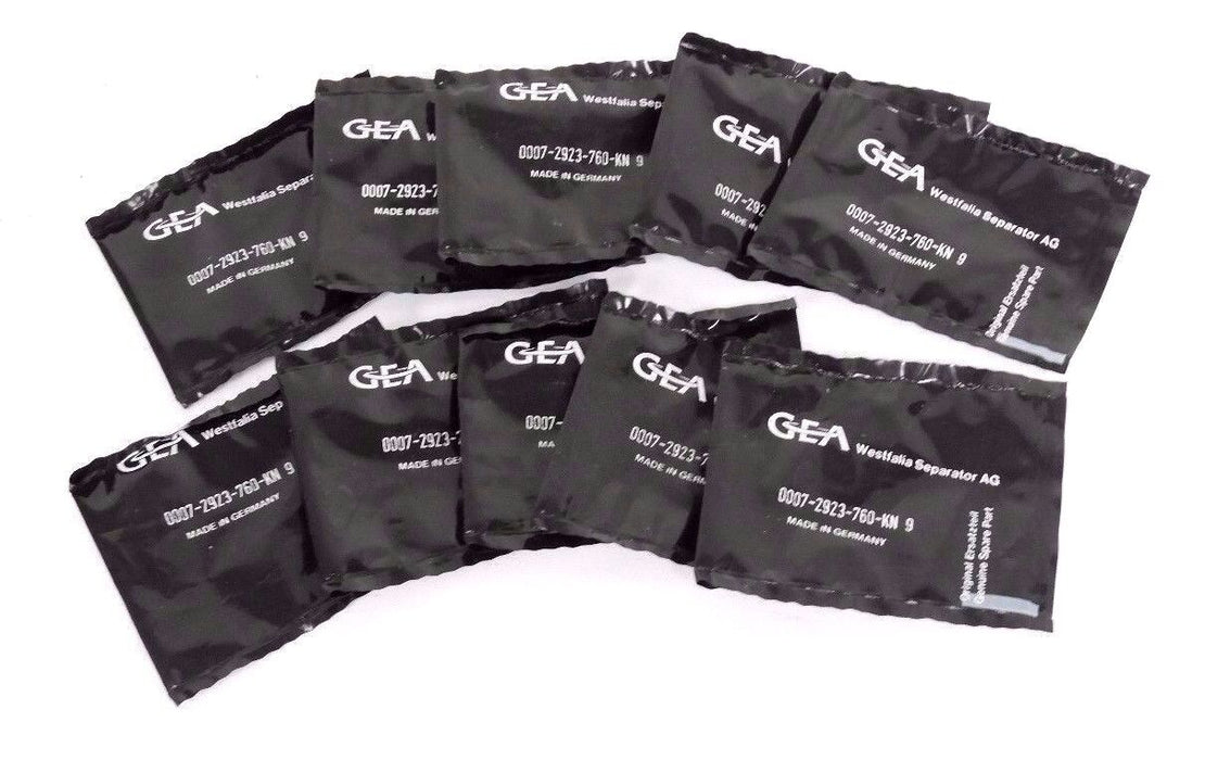 LOT OF 10 NEW GEA WESTFALIA SEPERATOR AG 0007-2923-760-KN 9 GASKET KITS