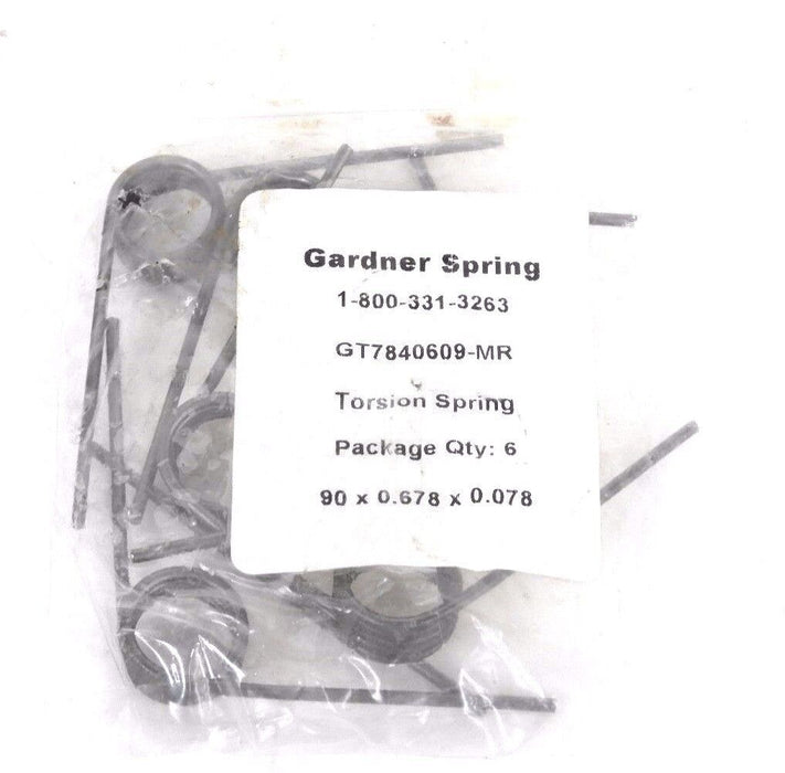LOT OF 16 NEW GARDNER SPRING GT7840609-MR TORSION SPRINGS 90 X 0.678 X 0.078