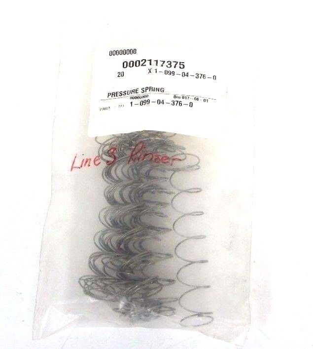 LOT OF 20 NEW KRONES 1-099-04-376-0 PRESSURE SPRINGS 1099043760