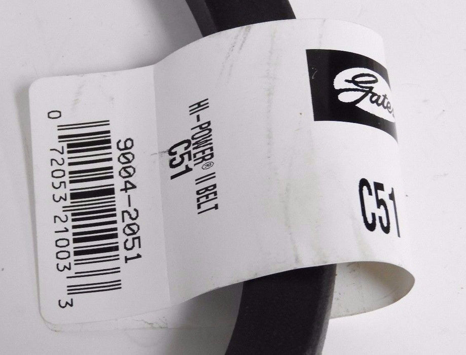 NEW GATES/GOODYEAR C51 HI-POWER II V-BELT 9004-2051, 19589