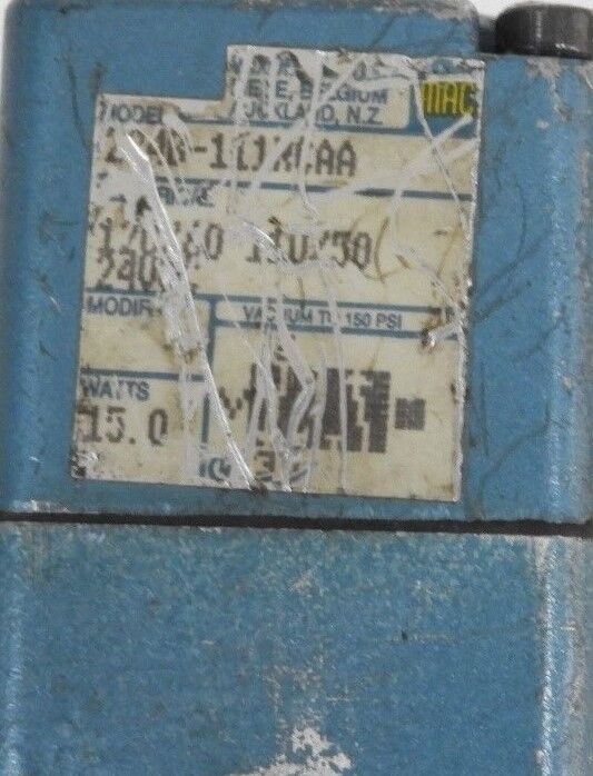 MAC VALVES 224B-111KCAA SOLENOID VALVE 110/120VAC, 50/60HZ, 240VDC, 15W