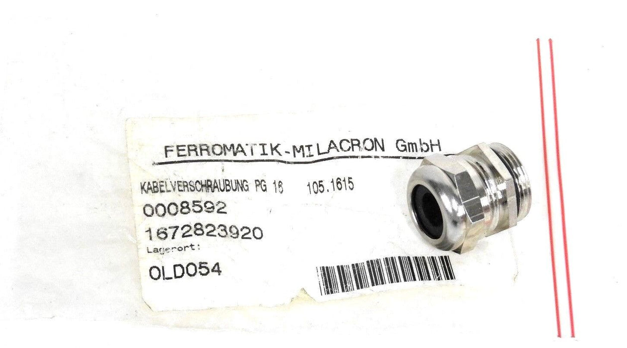 BAG OF 5 FERROMATIK-MILACRON 008592 CABLE CONNECTORS PG 16, 105.1615, 1672823920