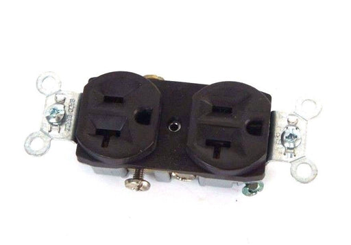 LOT OF 3 NIB PASS & SEYMOUR CR20 DUPLEX RECEPTACLES BROWN 20A-125V