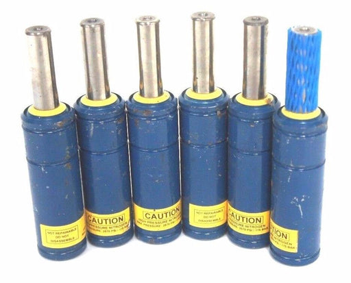 LOT OF 6 NEW STANDFAST CH125 X 38 NITROGEN GAS SPRING CYLINDERS 2570 MAX PSI