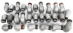 LOT OF 27 NEW GENERIC 3/4" GALVANIZED STREET ELBOWS