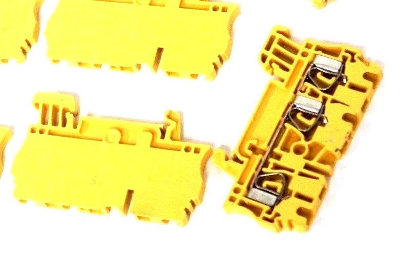 LOT OF 9 NEW WEIDMULLER ZDU 2.5/3AN TERMINAL BLOCKS