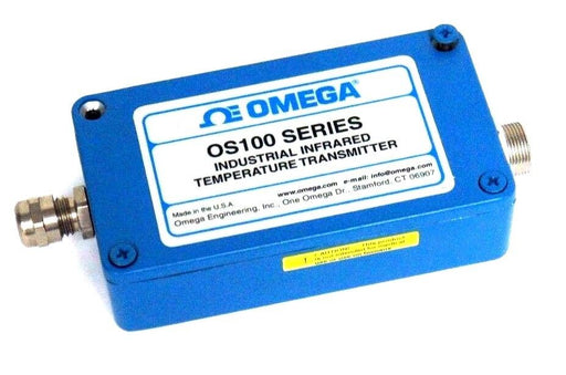 OMEGA OS100 SERIES INDUSTRIAL INFRARED TEMPERATURE TRANSMITTER USED