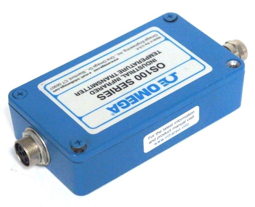 OMEGA OS100 SERIES INDUSTRIAL INFRARED TEMPERATURE TRANSMITTER USED ...