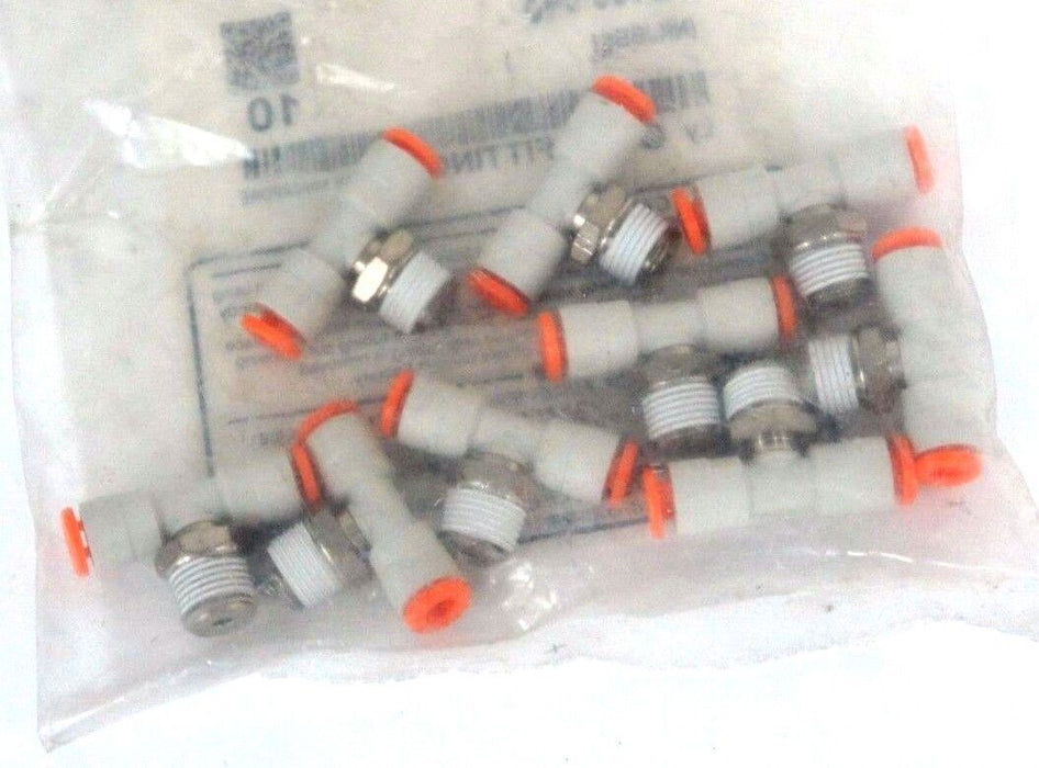 BAG OF 9 NEW SMC KJT03-34S TEE CONNECTOR FITTINGS 5/32" 9PCS T-FITTING