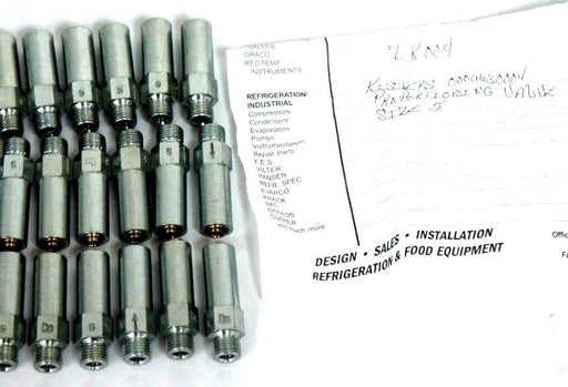 LOT OF 30 NEW KISTERS 0006630004 PROPORTIONING VALVES SIZE 5