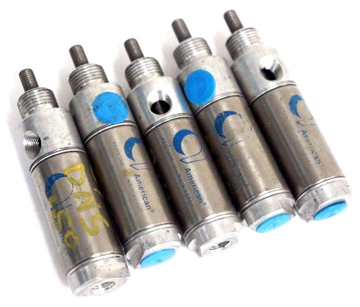 LOT OF 5 AMERICAN 875DNS-0.50-32 CYLINDERS 7/8'' BORE 1/2'' STROKE