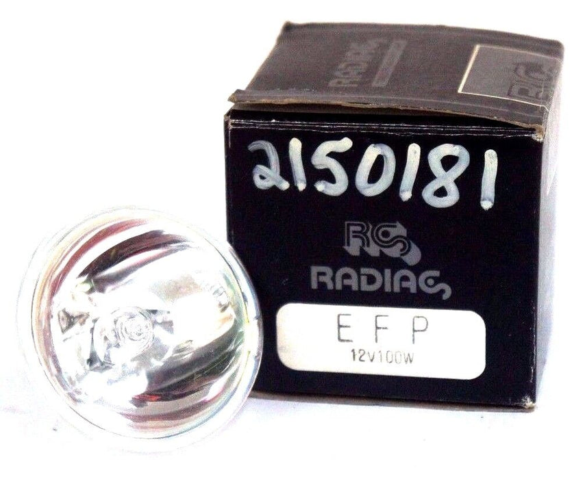 NIB RADIAC EFP TUNGSTEN HALOGEN LAMP 12V, 100W