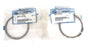 LOT OF 2 NEW AVE INDUSTRIES SEEGER E 100 INOX SNAP RINGS DIN 471
