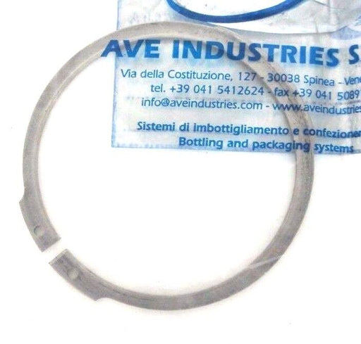 LOT OF 2 NEW AVE INDUSTRIES SEEGER E 100 INOX SNAP RINGS DIN 471