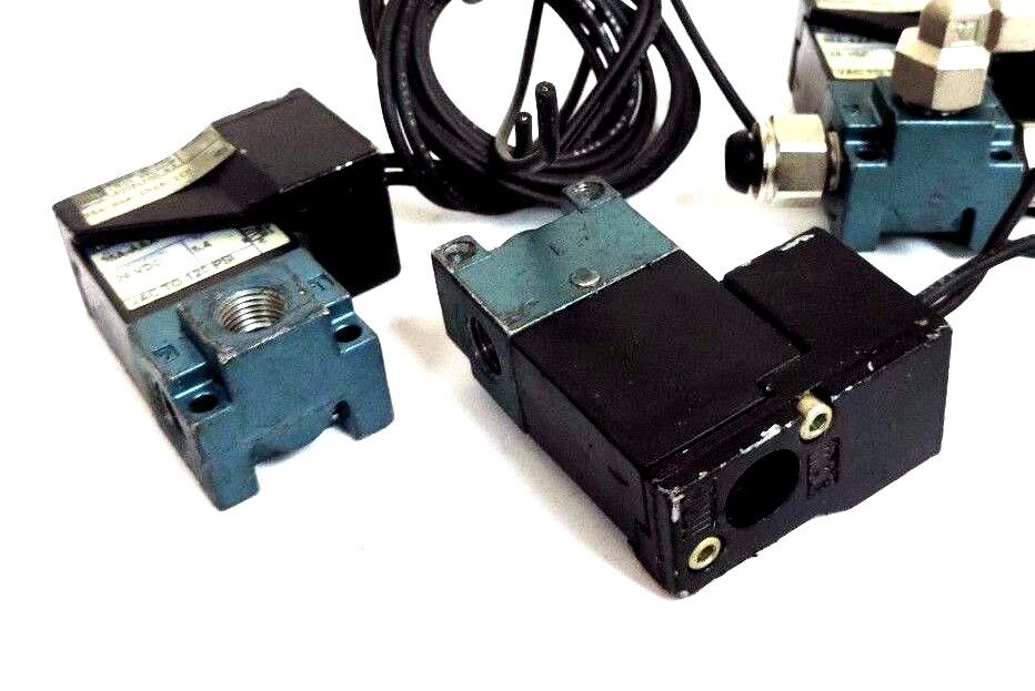 LOT OF 3 MAC VALVES 35A-AAA-DDAD-1CM SOLENOID VALVES 24VDC 5.4W