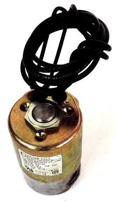 PETER PAUL ELECTRONICS 22P9DGM SOLENOID VALVE 24V 3/16IN NPT 25PSI