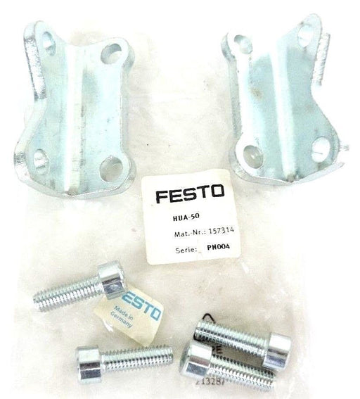 NEW FESTO HUA-50 (157314)-FOOT MOUNTING MAT. NR.: 157314 SERIE: PN004