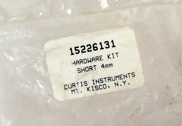 NEW CURTIS INSTRUMENTS 15226131 HARDWARE KIT SHORT 4mm