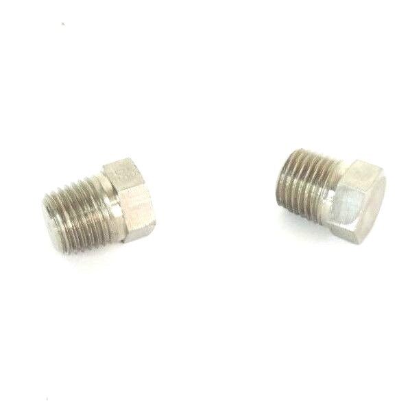 LOT OF 2 NEW PALL 1185741 PLUG, PIPE, 0.250, 316L, HX