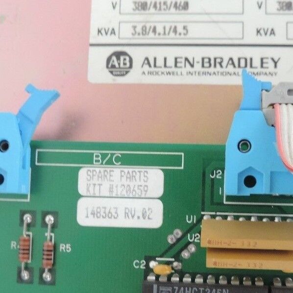 ALLEN BRADLEY 148363 RV. 02 DRIVE BOARD KIT #: 120659