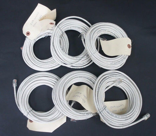LOT OF 6 NEW GENERIC E119932 CATEGORY 5E PATCH CORDS 30V, 24AWG, TIA/EIA
