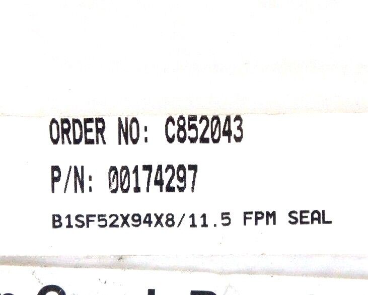 NEW GENERIC B1SF52X94X8/11.5 FPM SEAL 00174297