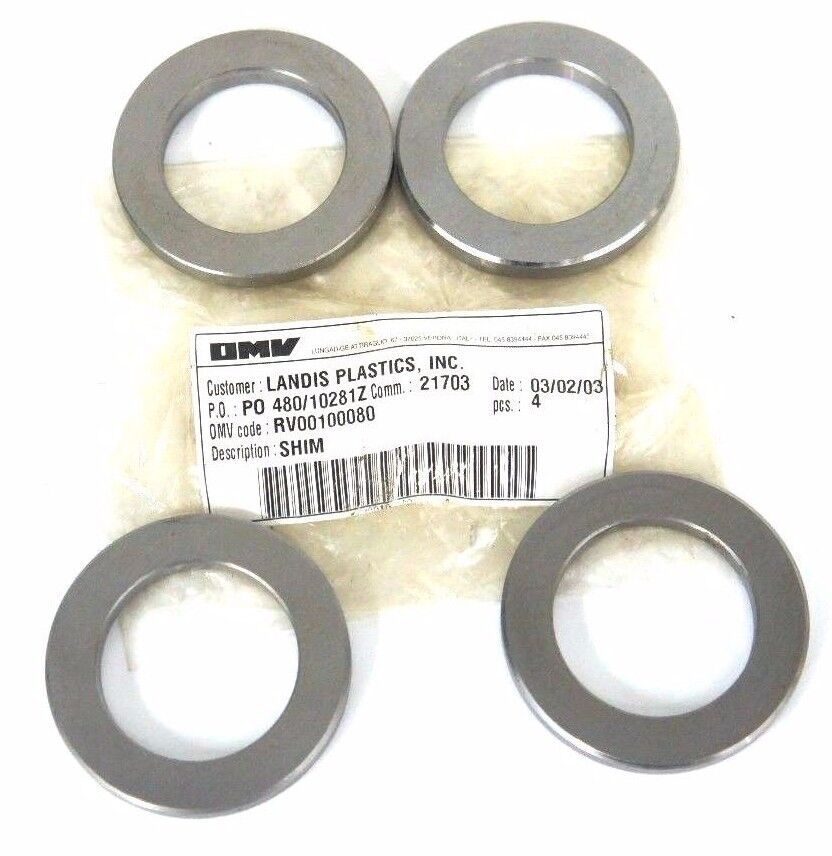 LOT OF 4 NEW OMV RV00100080 SHIMS
