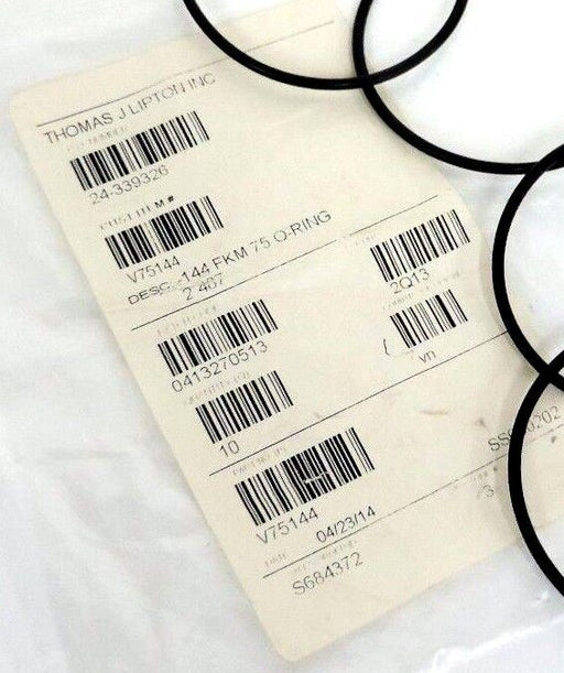 LOT OF 4 NEW THOMAS J LIPTON V75144 DESC. 144 FKM 75 O-RINGS
