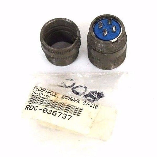 NEW AMPHENOL 97-310 CONNECTOR 1A-18-4P, 97310