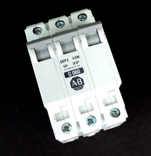 ALLEN BRADLEY 1492-CB-3-G060 SER. C MINIATURE CIRCUIT BREAKER 6A 3HP