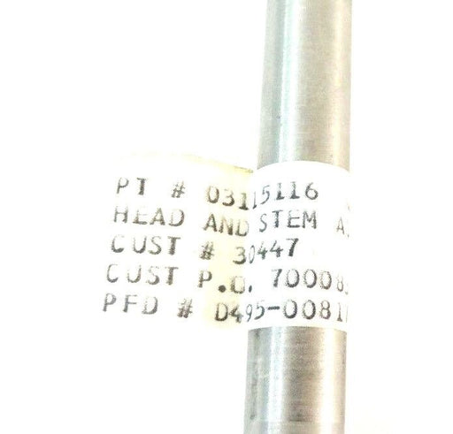 NEW GENERIC 03115116 HEAD AND STEM ASSEMBLY T316, D495-00817, B33-02-03