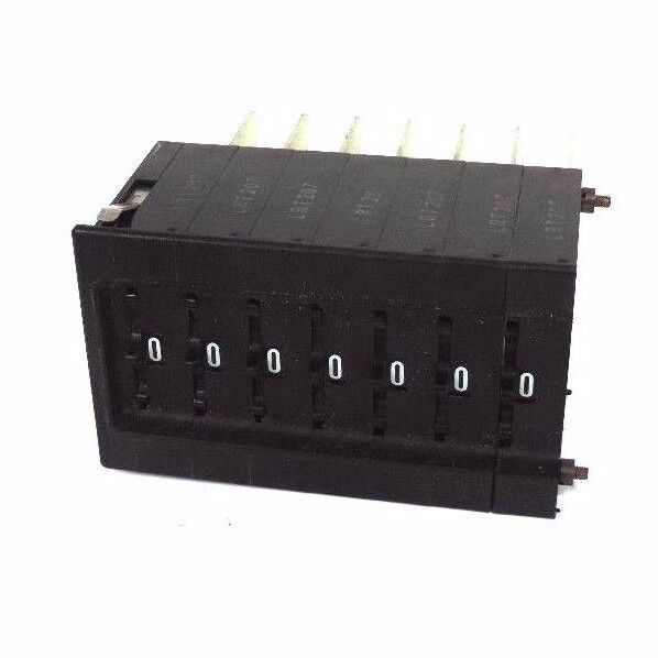 LOT OF 7 OMRON LRT207 COUNTER MODULES 1334R
