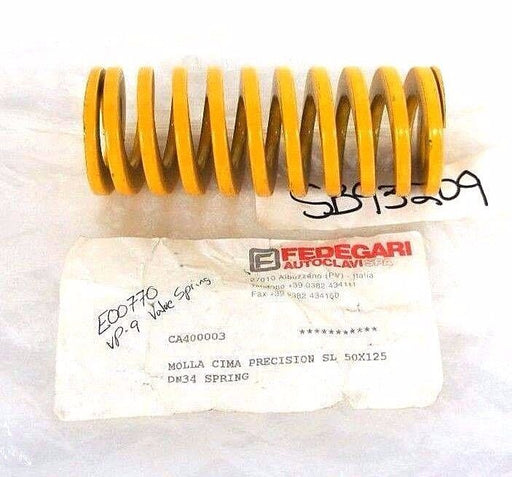 NEW FEDEGARI CA400003 MOLLA CIMA PRECISION SL 50X125 DD34 VALVE SPRING VP-9