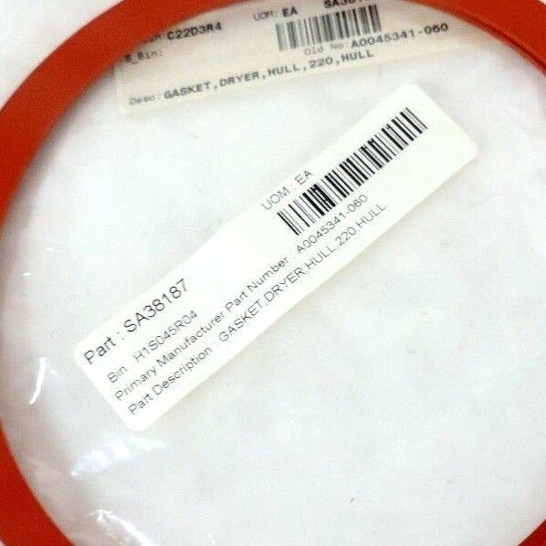 LOT OF 2 NEW GENERIC SA38187 GASKET, DRYER, HULL, 220, HULL, A0045341-060