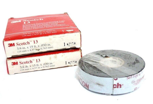 LOT OF 2 NIB SCOTCH 13 ELECTRICAL SEMI-CONDUCTING TAPE 3/4'' X 15FT X .030''